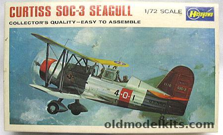 Hasegawa 1/72 Curtiss SOC-3 Seagull With EZ Rigging PE Set - USS West Virginia with Landing Gear, JS057-100 plastic model kit
